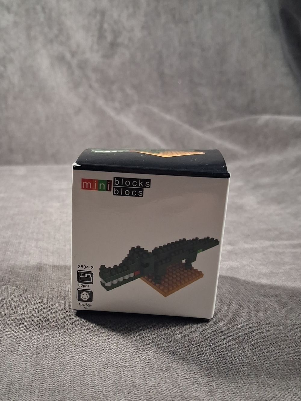 2/$5 Revo Toys Mini Blocks Crocodile 60 Pieces NEW IN BOX Ages 14+